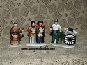 Heritage Village Collection - Violet Vendor/Carolers/Chestnut Vendor