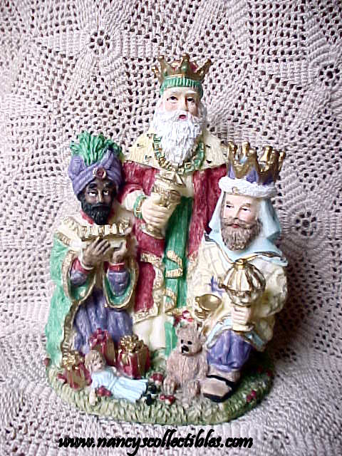 Spain from the International Santa Claus Collection Vintage The three kings figurine
