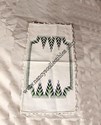Embroidered Green Linen