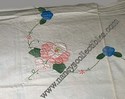 Small Embroidered Table Cloth - Close up - View 1