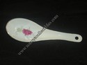 Flowered Porcelain Soup Spoon
