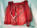 Red Organza Apron