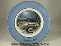 Christmas Plate - 1979 -  Dashing Through The Snow - sold