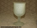 Avon Flowerfrost Water Goblet Candleholder - Sunny Lemon-View 2