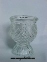 Avon Tulip Clear Fire Candleholder