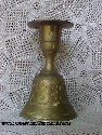 Engraved Brass Bell/Candleholder from India