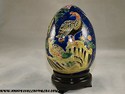 Blue Cloissone Egg-View 1