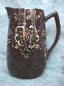 Brown Glazed Moriage Pitcher