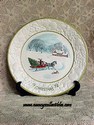 Metlox Songs of Christmas Jingle Bells 1972 Plate