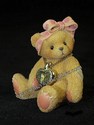 Cherished Teddies - Key To My Heart - Girl Bear With Gold Lock