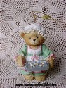 Cherished Teddies - Girl Holding Tray of Cookies