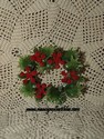 Miniature Plastic Christmas Wreath