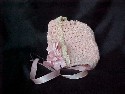 Hand-Crocheted Baby Cap-CloseUp