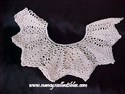 Ecru Crocheted Collar