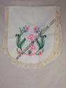 Embroidered Pink Flowered Runner