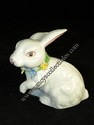 Enesco White Bunny with Flowers-Raised Paw