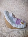 Enesco Growing Up Girls Baby In Cradle - Sideview