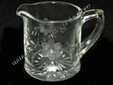 Etched Glass Creamer