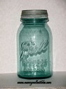 Aqua Ball Perfect Mason Quart Jar