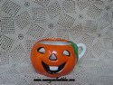 Votive Halloween Pumpkin Candleholder