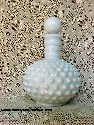 Milk Glass Hobnail Perfume Bottle