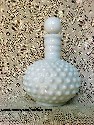 Milk Glass Hobnail Perfume Bottle