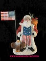 International Resourcing Santa - Patriotic Santa Claus - United States
