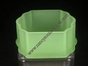Jadeite Green Glass Trinket Box