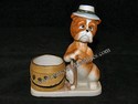 Jasco - Luvkin Critters - Bulldog Candle holder