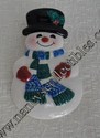Christmas Happy Snowman Pin