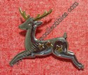 Christmas Silver Reindeer Pin Christmas Silver Reindeer Pin