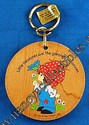 Hallmark Wood Painted Key Chain