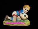 Boy Soccer Player Figurine