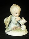 Christopher Collection-Little Treasures-Boy Praying With Kitty
