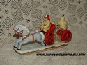 Lefton Colonial Village - Old Fire Pump Wagon - sold