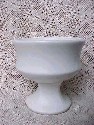 White McCoy Pedestal Planter - sold