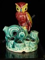 MIJ Owl Flower Frog/Aquarium Figurine