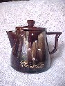 Brown Glazed Grease Pot