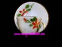 Miniature Red Flowered Cup & Saucer