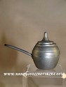 Miniature Pewter Lidded Pot