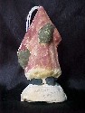 Antique Santa Ornament Back View