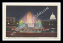 Illuminated Fountain on Capitol Plaza - Washington, D.C.