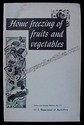 Home Freezing of Fruits and Vegetables