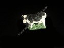 Stone Critters Black/White Cow Littles