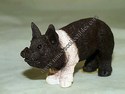 Stone Critters - Black & White Piglet