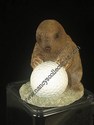 Stone Critter - Mole & Golf Ball