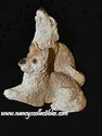 Stone Critters - Wolf Pair